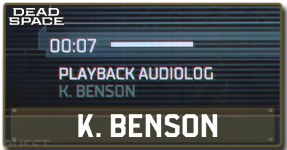 Dead Space Remake Benson