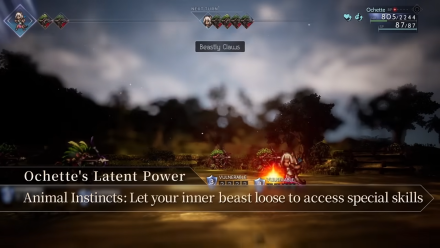 Octopath Traveler 2 Ochette Latent Power Animal Instincts