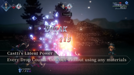 Octopath Traveler 2 Castti Latent Power Every Drop Counts