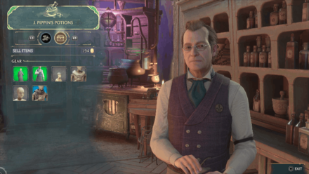 Hogwarts Legacy - Sell Excess Gear in Hogsmeade to Manage Inventory