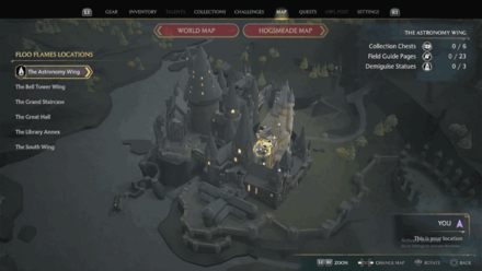 Defence Against Dark Arts Map