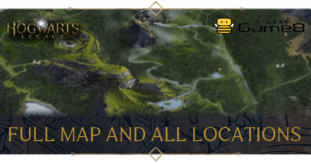 Hogwarts Legacy - Full Map and All Locations