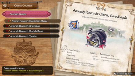 MH Rise Sunbreak - A8 Anomaly Quests