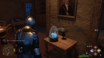 Hogwarts Legacy - House Behind Honeydukes Demiguise Statue World View