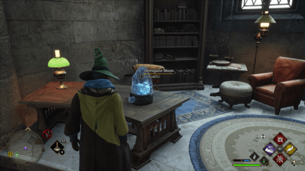 Hogwarts Legacy - Divination Classroom Demiguise Statue World View