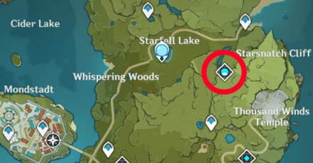 Genshin - Adventure Rank Ascension 1 - Location