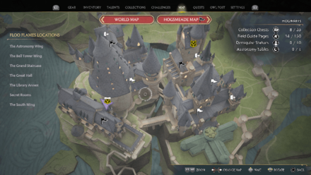 Hogwarts Legacy - Grand Staircase (6 - 11) Map Location