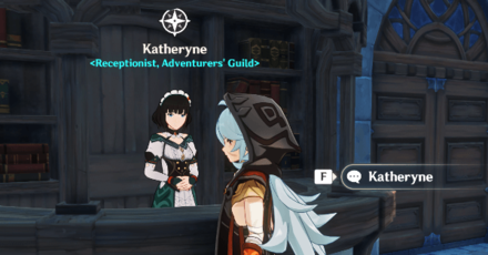 Genshin - When the Trail Goes Cold - Talk to Katheryne