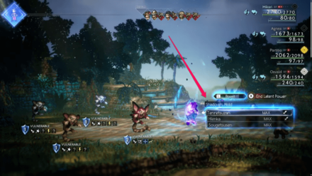 Octopath Traveler 2 - Latent Power Ability