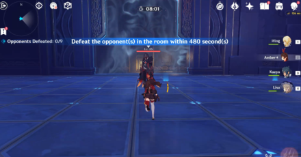 Genshin - Adventure Rank Ascension 1 - Defeat the Pyro Fatui Agent and Hilichurls