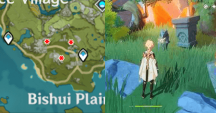 Genshin - Chi of Yore Investigate the Ruin Statues