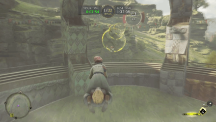 Hogwarts Legacy - Hit All Yellow Bubbles to Gain a Speed Boost