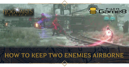 Hogwarts Legacy - How to Keep 2 Enemies Airborne