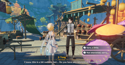Genshin - Pefect Shot World Quest - Ask Ji Tong about the Kamera