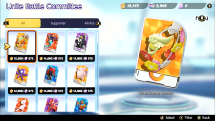 Pokemon UNITE - Comfey Price and Cost.png