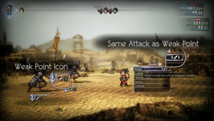 Octopath Traveler 2 - Enemy Weakneses