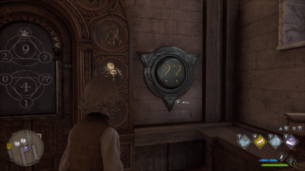 Hogwarts Legacy Library Annex (9 - 4) Door Puzzle Wall Dice 2 Location
