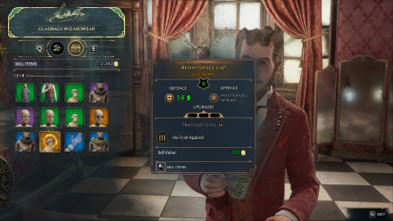Hogwart Legacy - Sell Gear at Gladrags Wizardwear