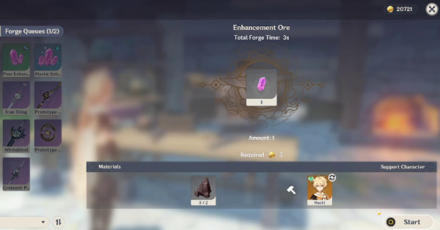 Genshin Impact Sharpening the Axe Won