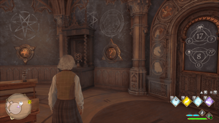 Hogwarts Legacy Library Annex Door 2 (17 - 8) Wall Dice 1