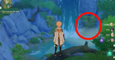 Genshin - Find A Way Into the Vault Entrance. mode:show