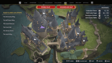 Grand Staircase Tower (23 - 19) Door Puzzle Map Location