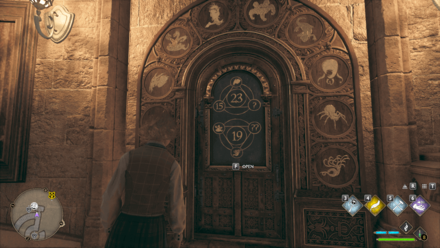 Grand Staircase Tower (23 - 19) Door Puzzle Location