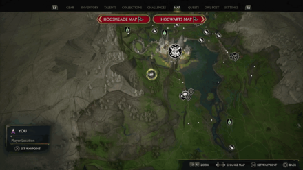 South Hogwarts Region Hogwarts Ground map