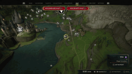 South Hogwarts Region Aranshire map