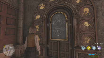 Great Hall (24 - 14) Door Puzzle Location