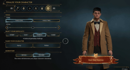 Hogwarts Legacy - Harry Potter Character Creation