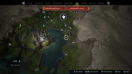 Hogwarts Legacy - Merlin Trial - Northwest of Aranshire, beside the bridge