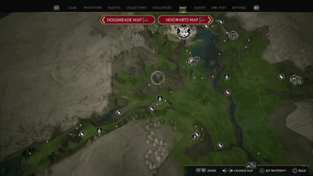 Hogwarts Valley West Hogwarts Valley map