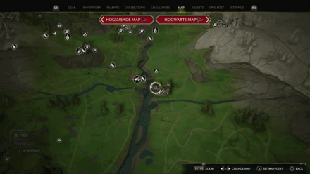 Hogwarts Valley Keenbridge map