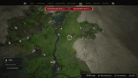 Hogwarts Valley Brocburrow 1 map