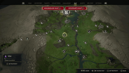 Hogwarts Valley Central Hogwarts Valley map