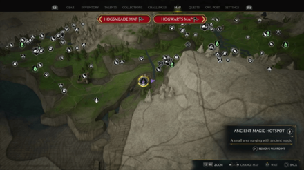 Ancient Magic Hotspot - Feldcroft Region - Irondale Map View