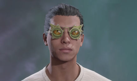 Gold Dragon-Eyed Spectacles