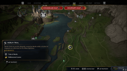 Hogwarts Legacy - Merlin Trial - North of Central Hogwarts Valley