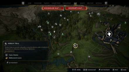 Hogwarts Legacy - Merlin Trial - Southeast of the Collector