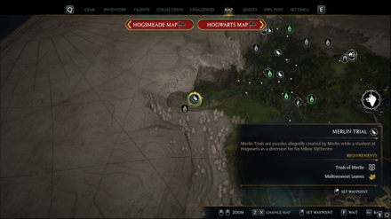 Hogwarts Legacy - Merlin Trial - Northeast of Korrow Ruins