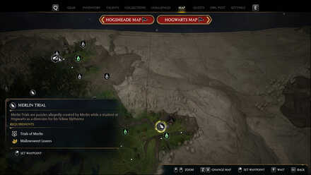 Hogwarts Legacy - Merlin Trials - Inside the Falbarton Castle Walls