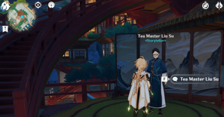 Genshin - Snapshots World Quest - Deliver the Photos to Tea Master Liu Su