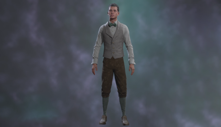 Suave Striped Attire