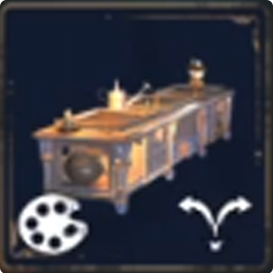 Scientific Potting Table With Three Medium Pot