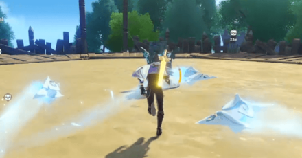 Genshin - Break the Sword Cemetery Seal - Cryo Monument