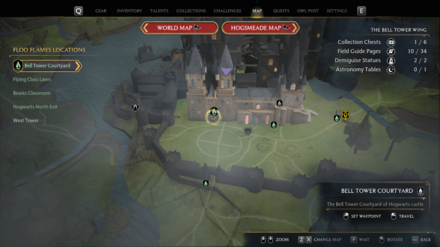 Bell Tower Ring - Bell Courtyard Map View