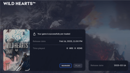 Wild Hearts - Preload the Game on the EA App