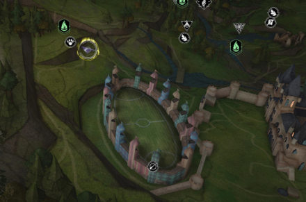 Ashwinder Egg Map View- Hogwarts Legacy