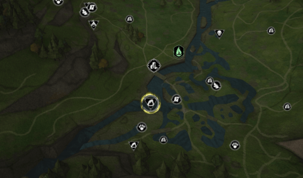 Dugbog Mapview- Hogwarts Legacy